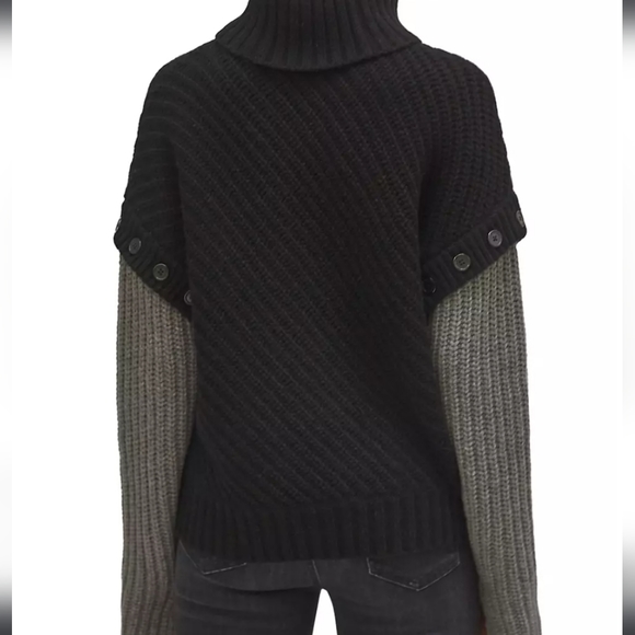 Equipment Aluine Layered Wool-Blend Turtleneck Sweater - Picture 12 of 14